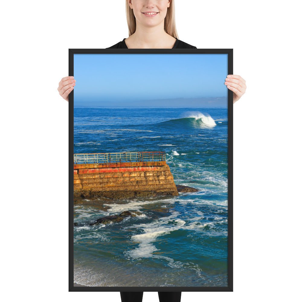 Wave Pool Framed poster
