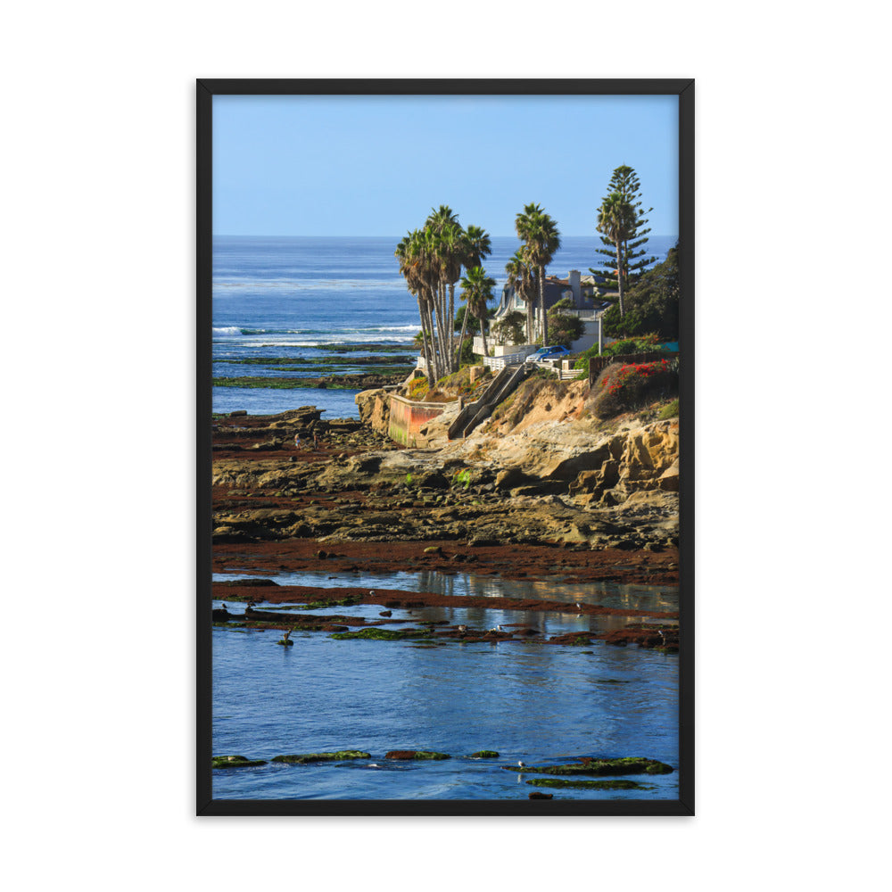 Birdrock Stairs Framed poster