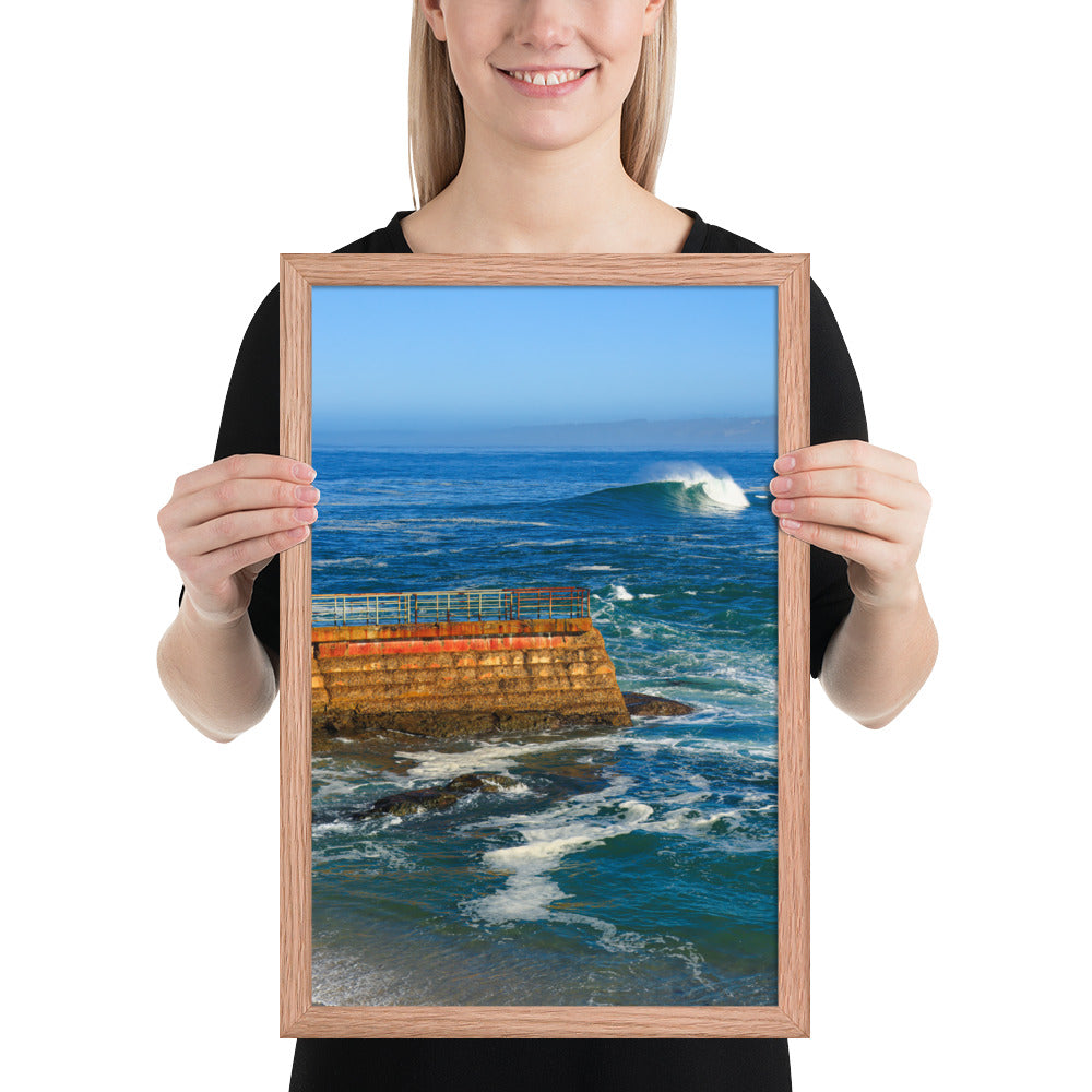 Wave Pool Framed poster