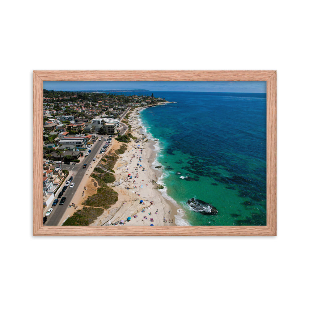 Summer at Windansea Framed poster