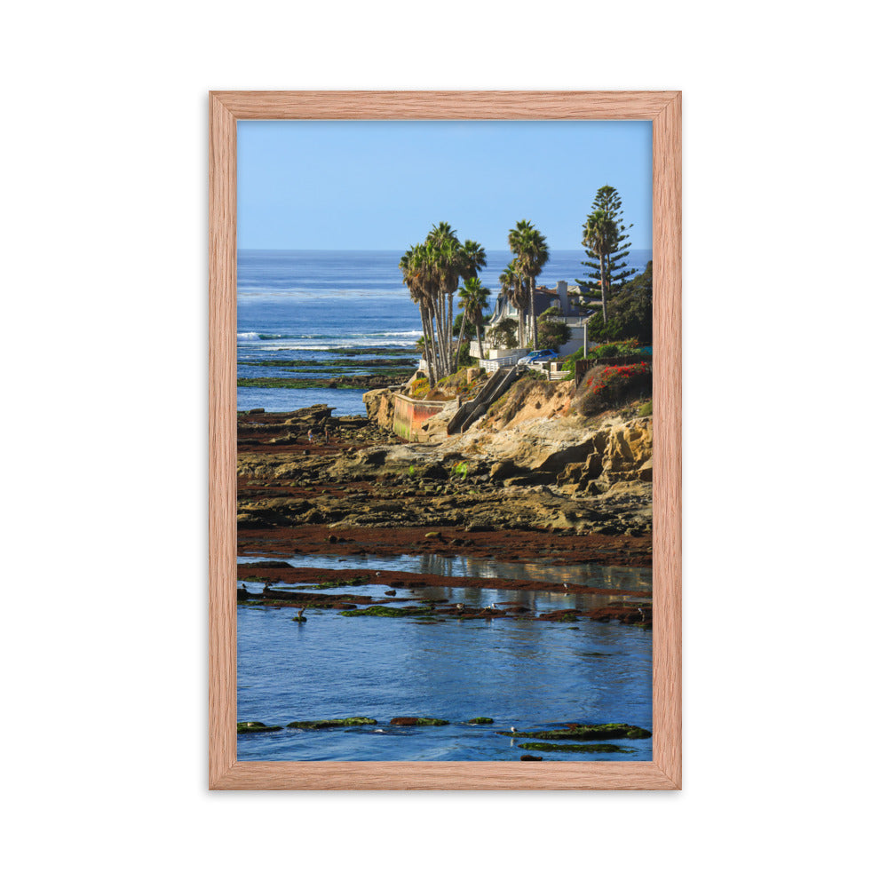 Birdrock Stairs Framed poster