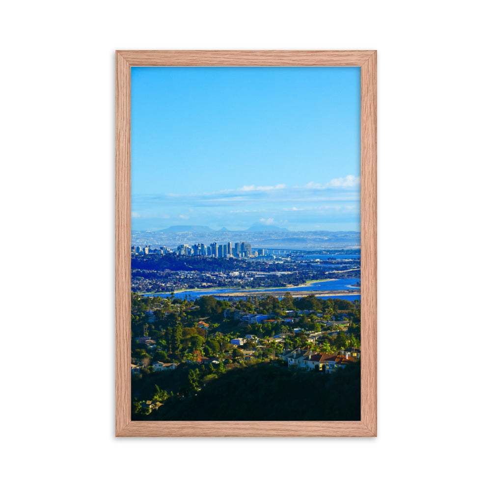 San Diego Framed poster
