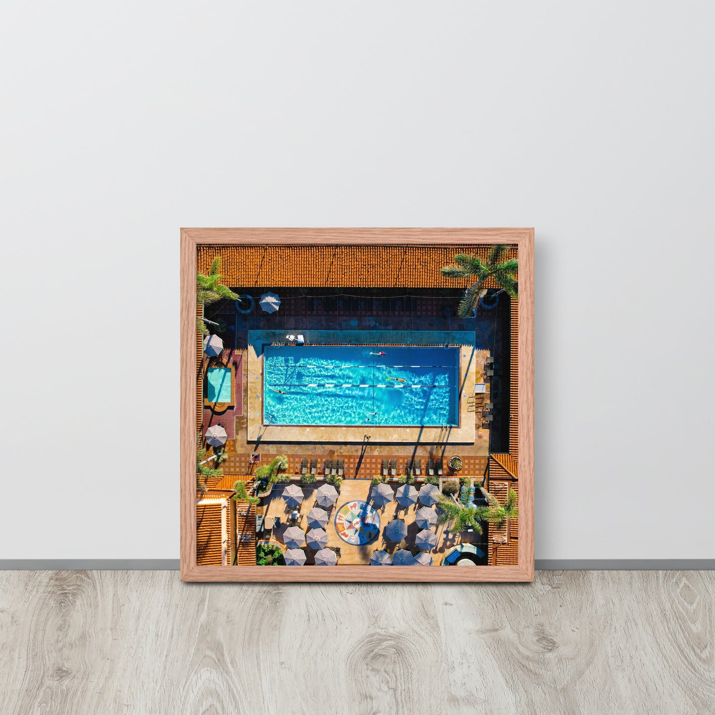 Beach Club Pool Framed poster