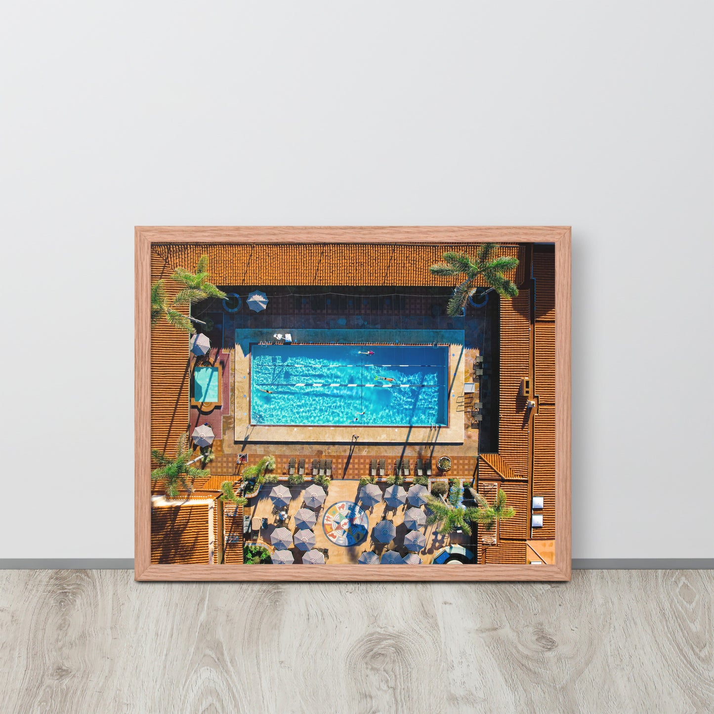 Beach Club Pool Framed poster