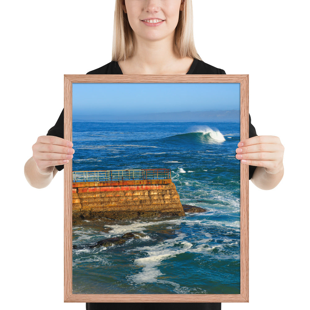 Wave Pool Framed poster