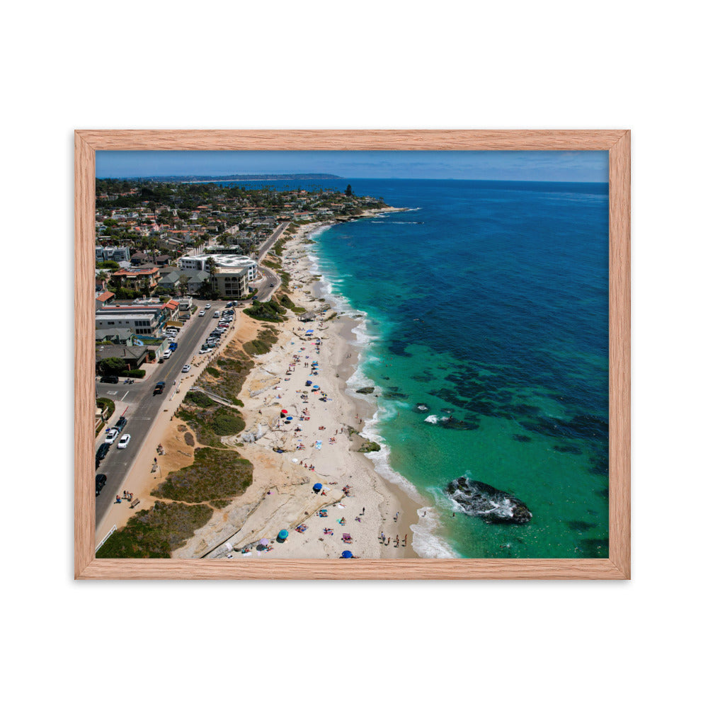 Summer at Windansea Framed poster