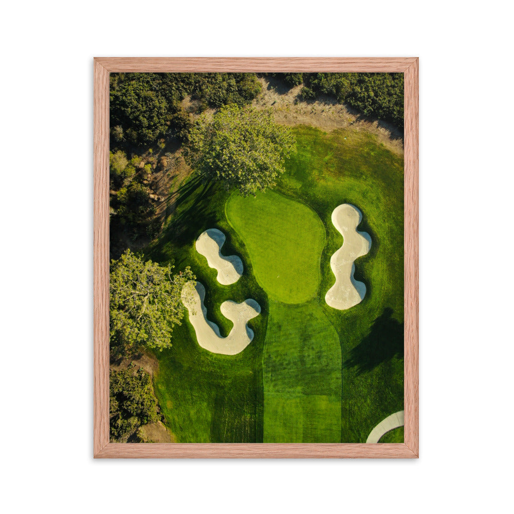 16th at Torrey Pines Framed poster
