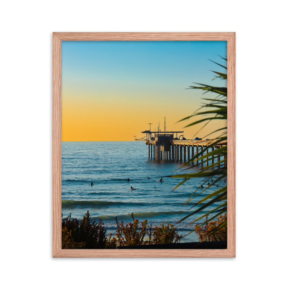 Scripps at Sunset Framed poster