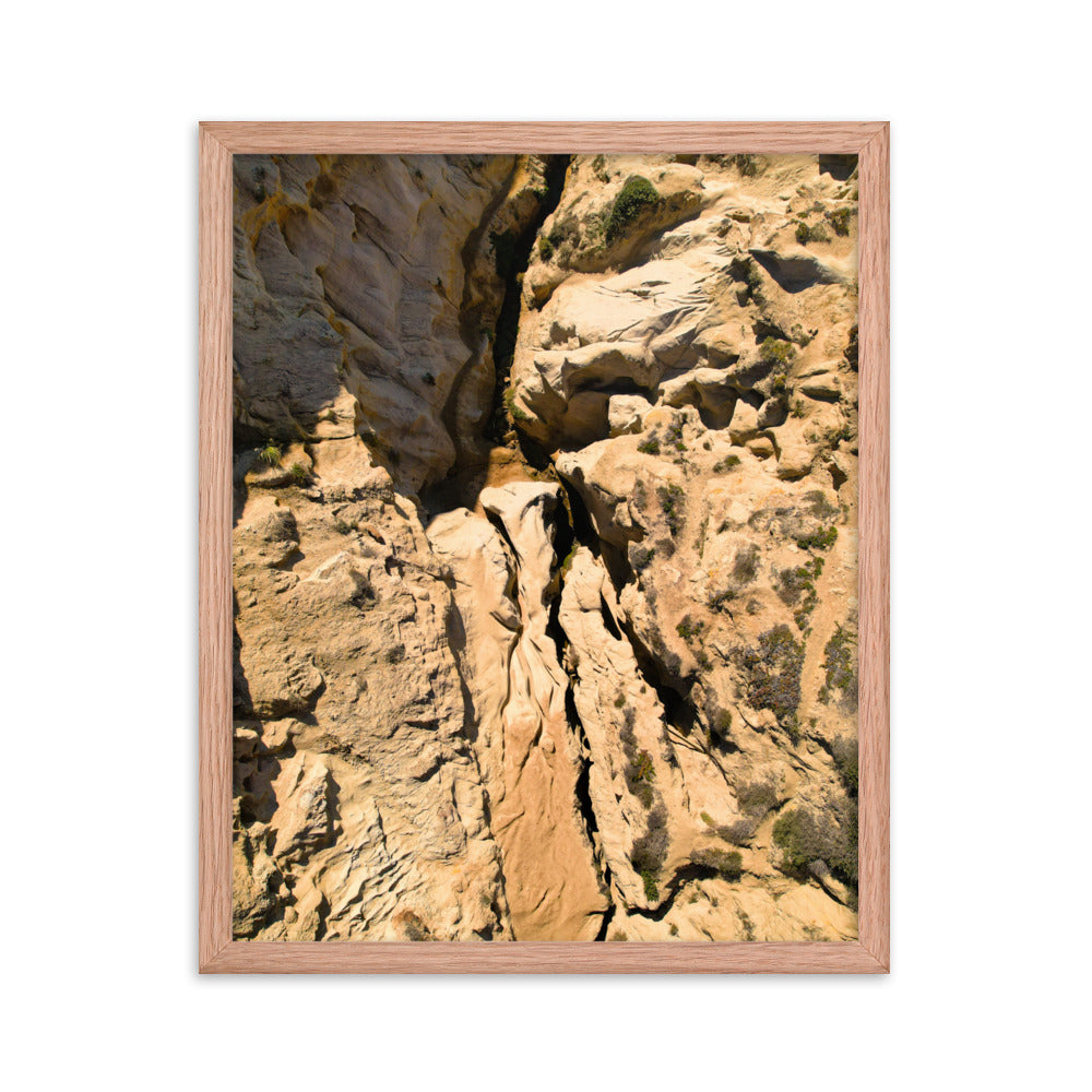 Ho Chi Min trail from above Framed poster