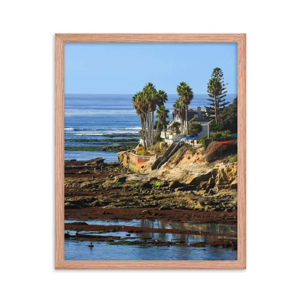 Birdrock Stairs Framed poster