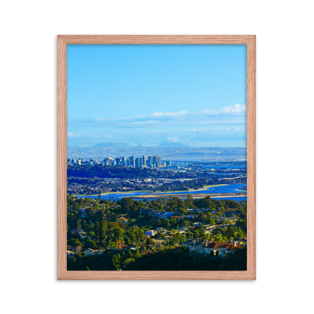 San Diego Framed poster