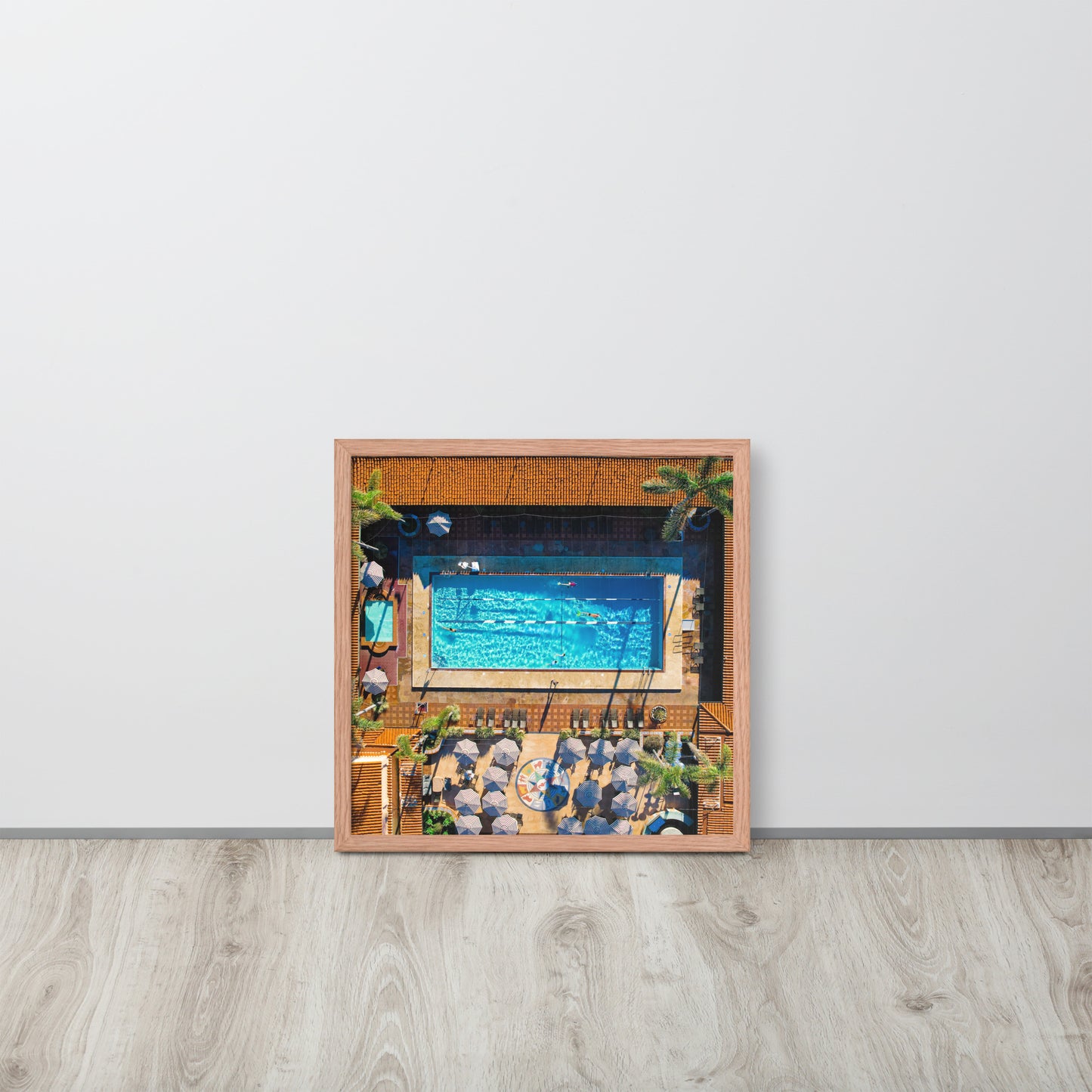 Beach Club Pool Framed poster