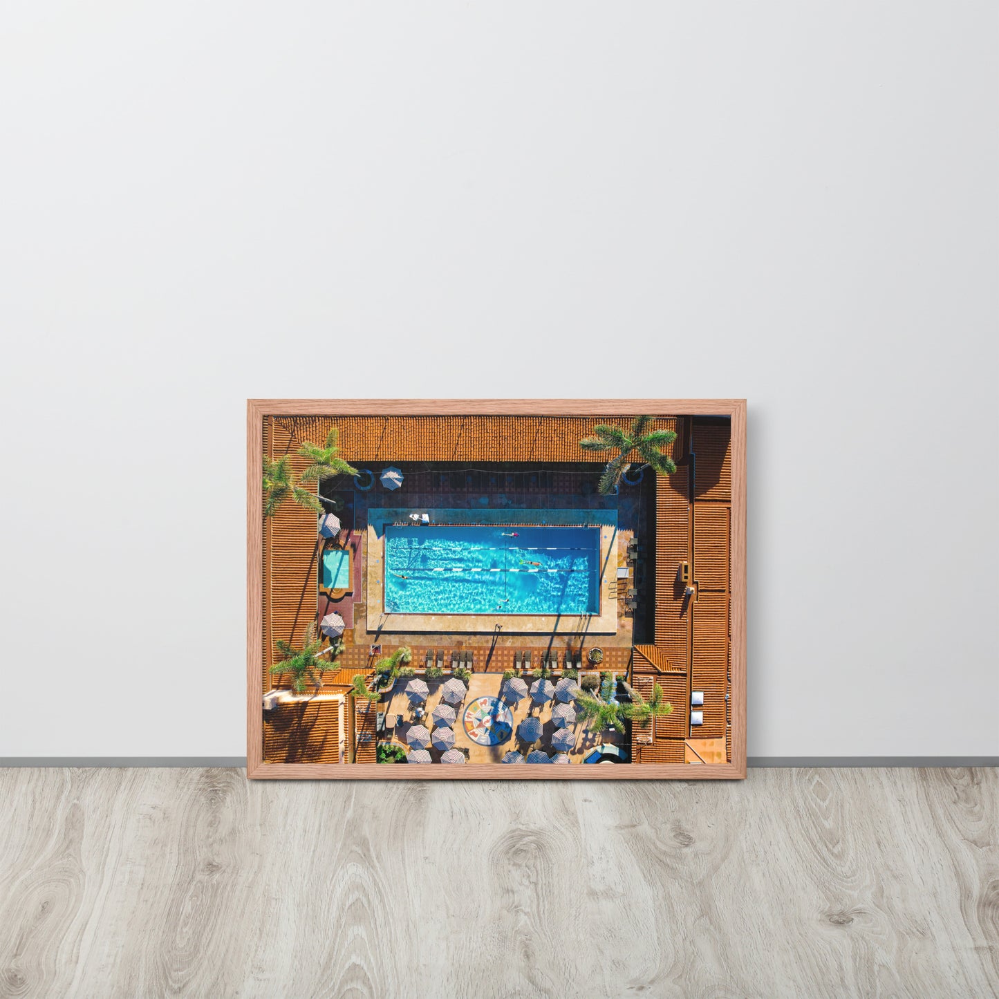 Beach Club Pool Framed poster