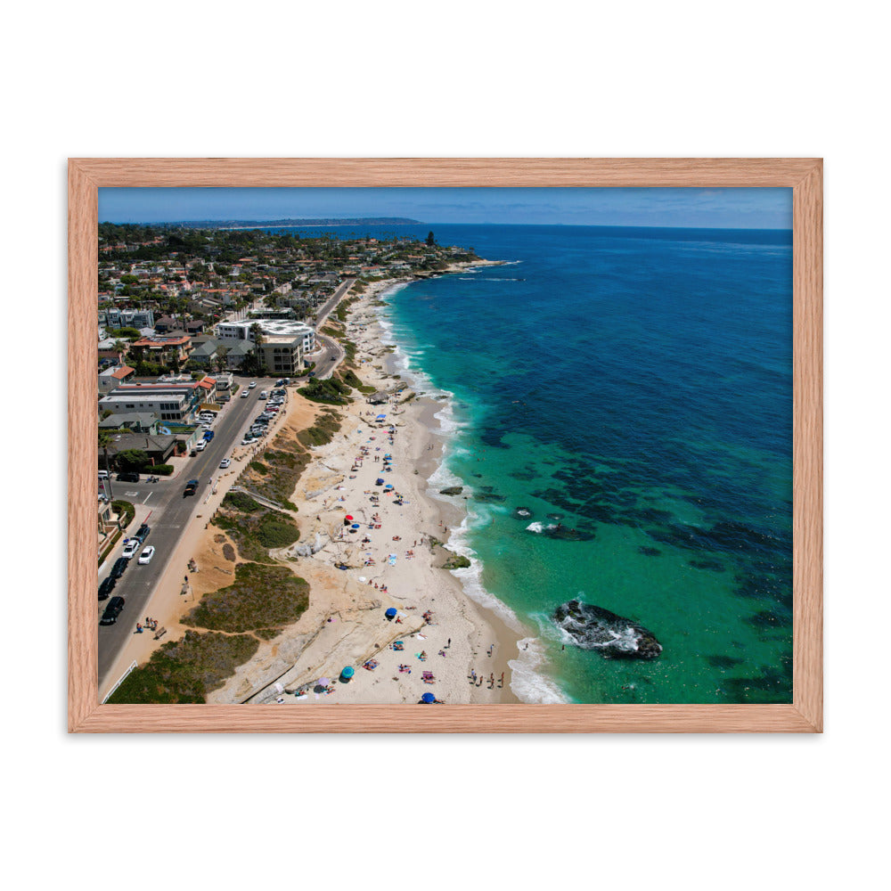 Summer at Windansea Framed poster