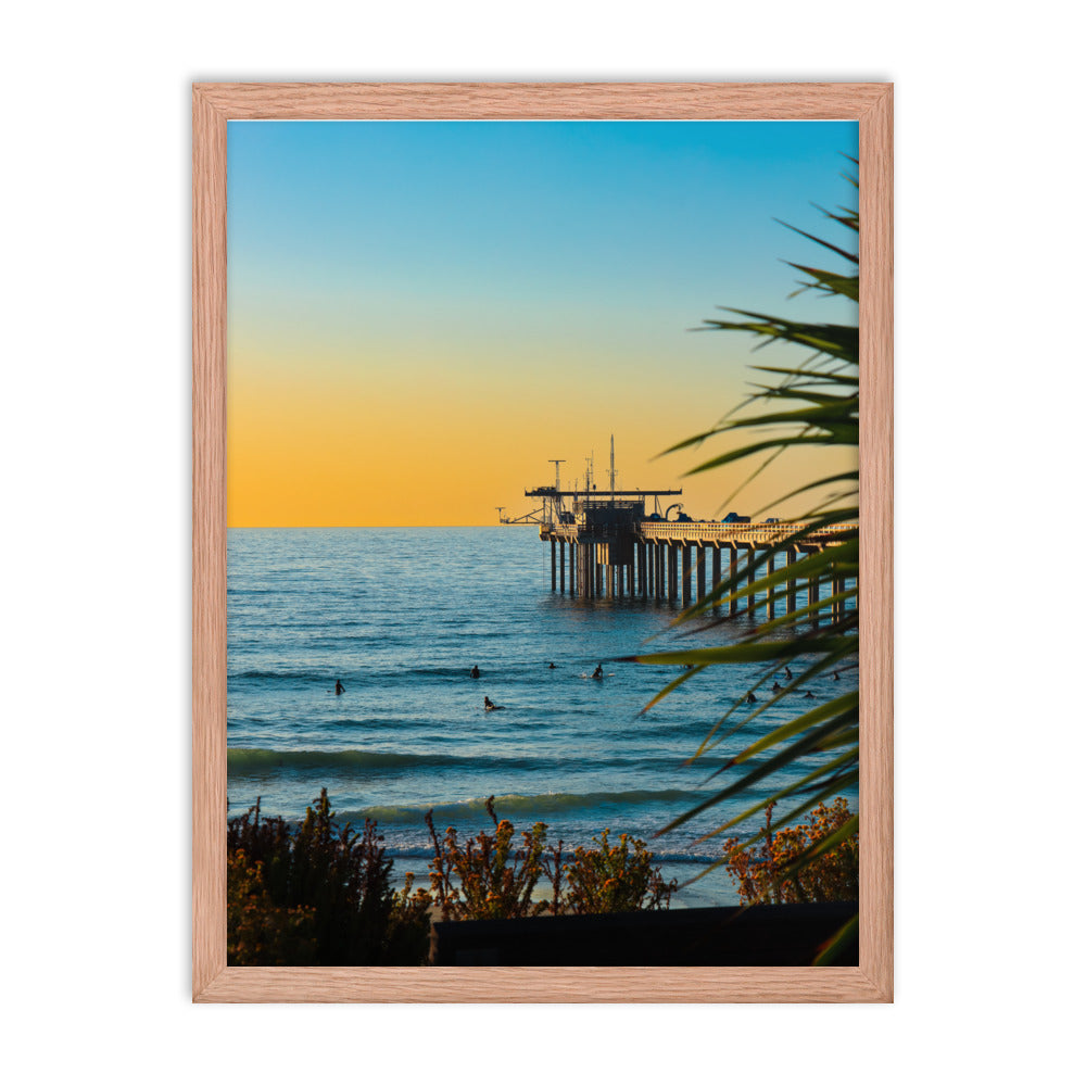 Scripps at Sunset Framed poster