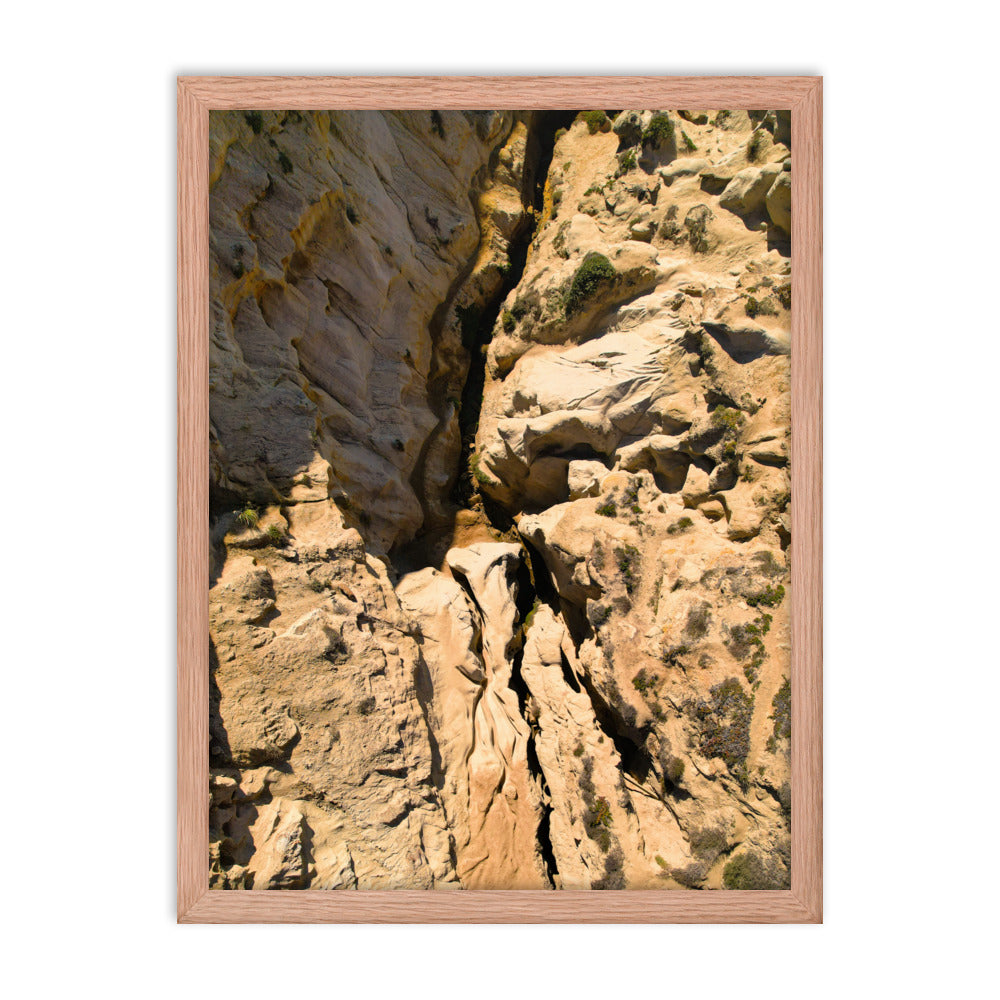 Ho Chi Min trail from above Framed poster