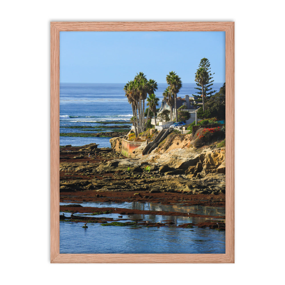 Birdrock Stairs Framed poster