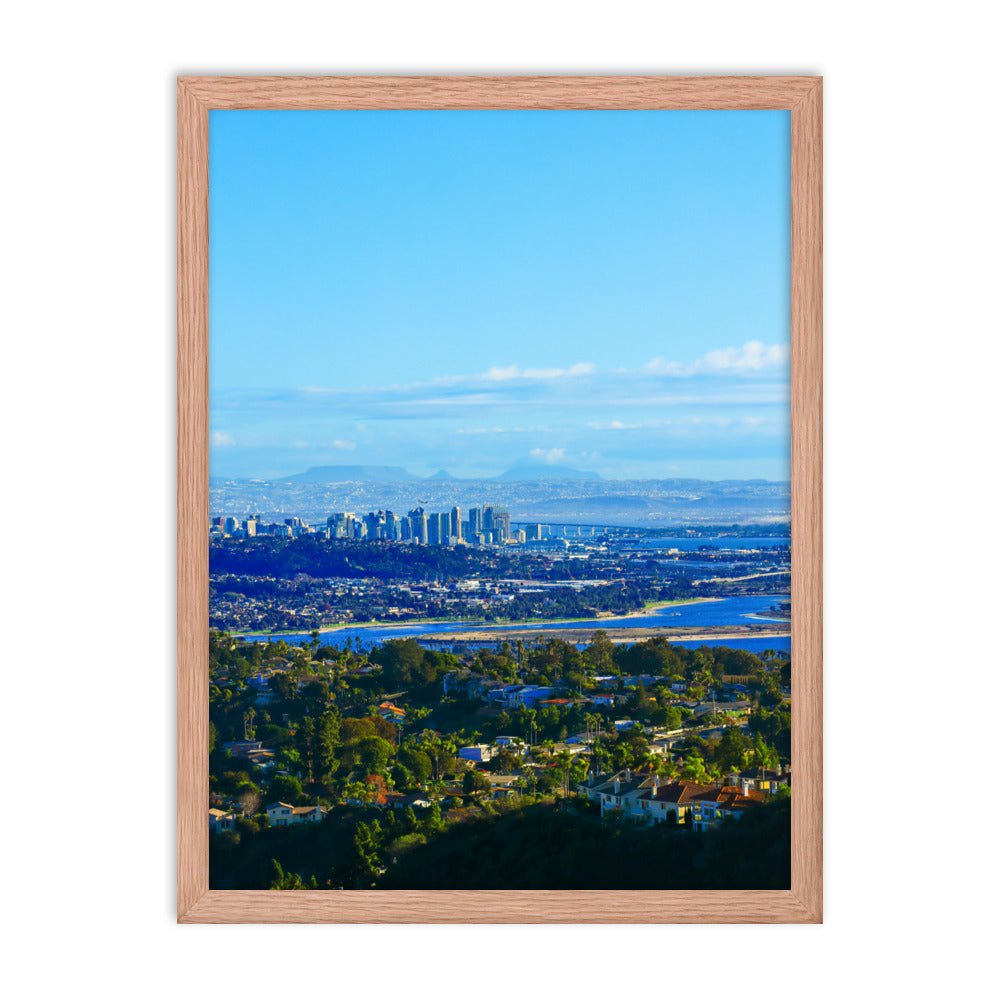 San Diego Framed poster
