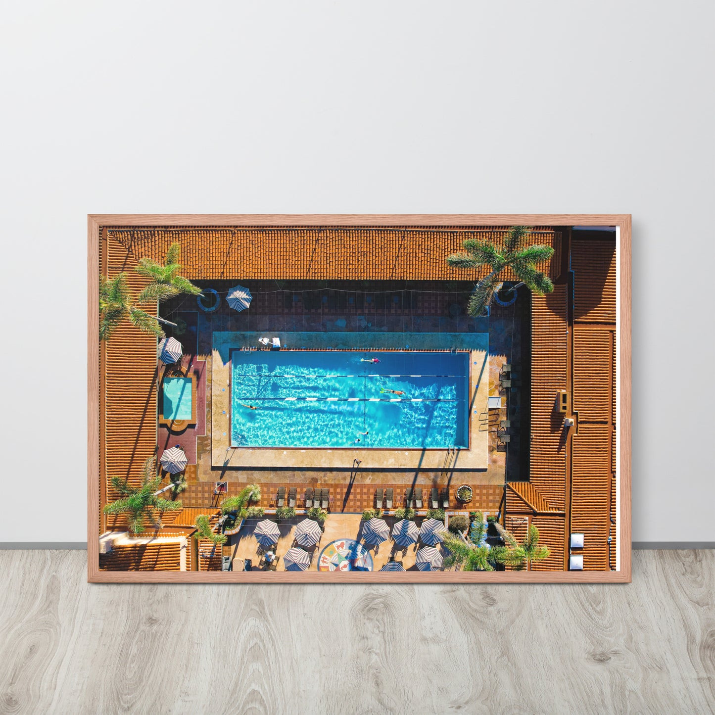 Beach Club Pool Framed poster