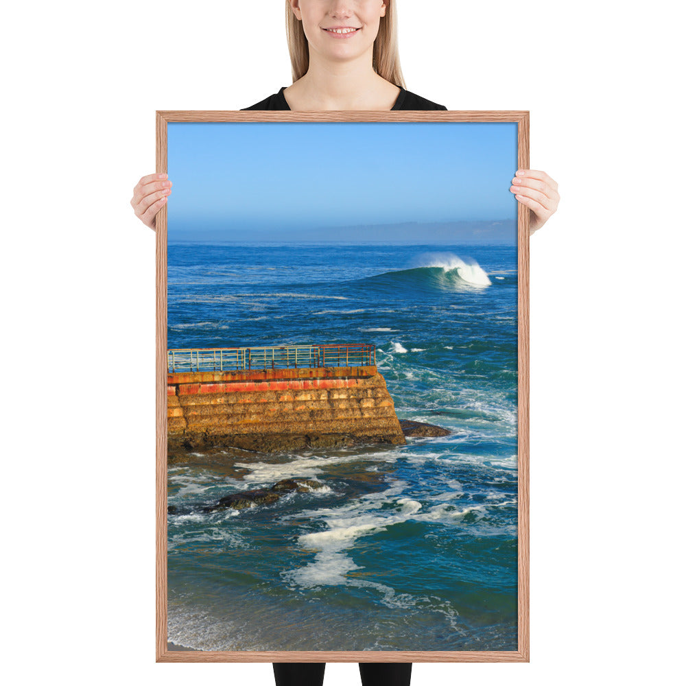 Wave Pool Framed poster