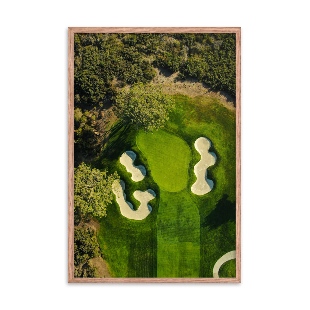 16th at Torrey Pines Framed poster