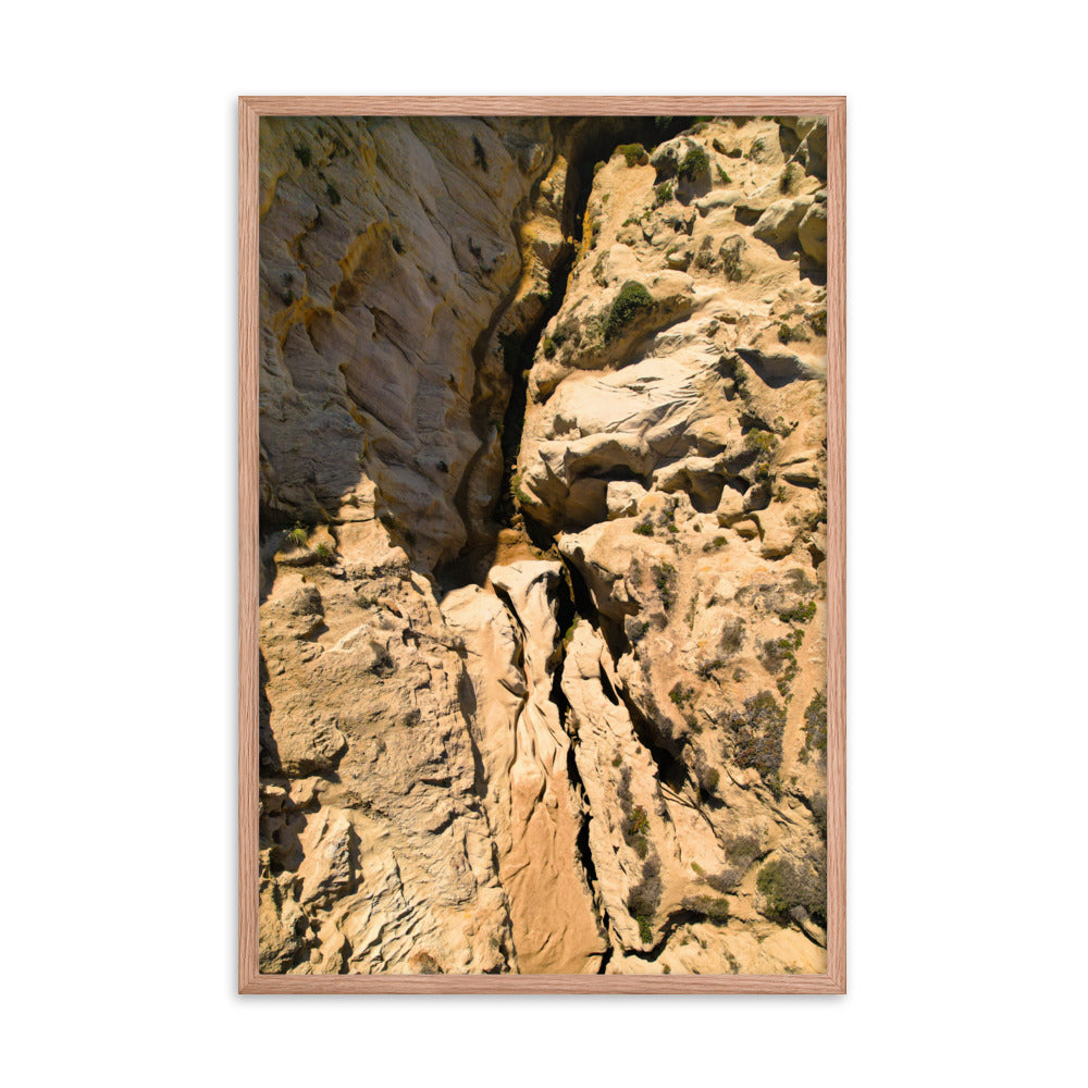 Ho Chi Min trail from above Framed poster