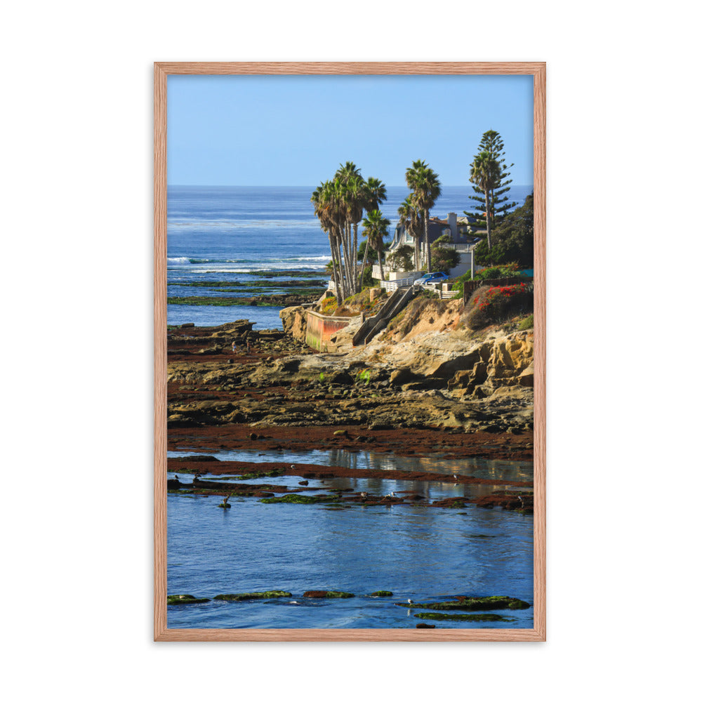 Birdrock Stairs Framed poster