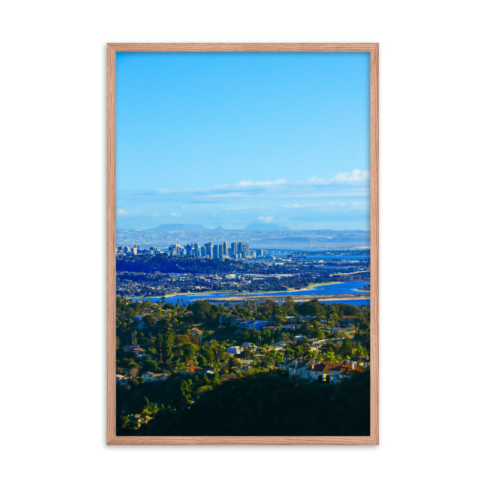 San Diego Framed poster