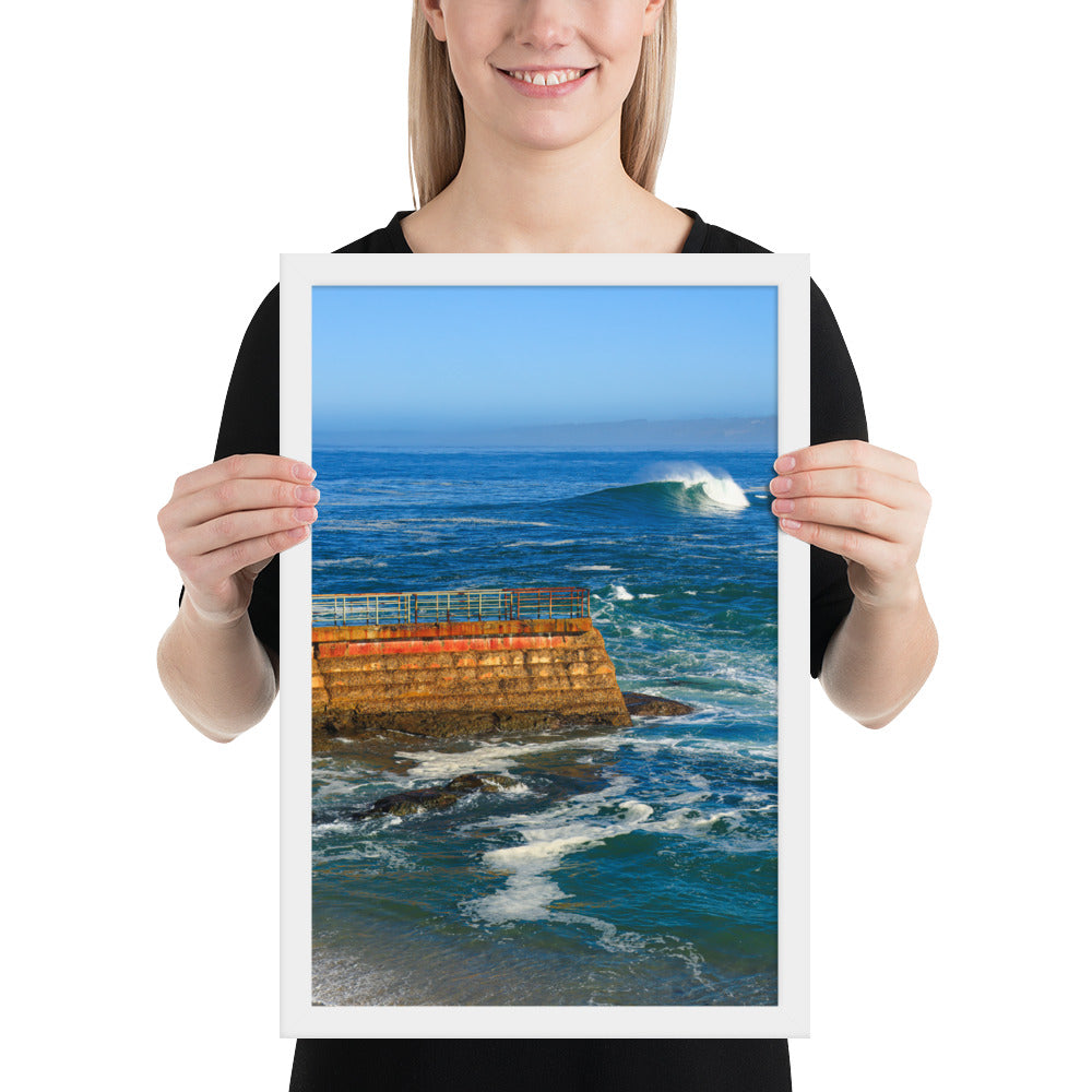 Wave Pool Framed poster
