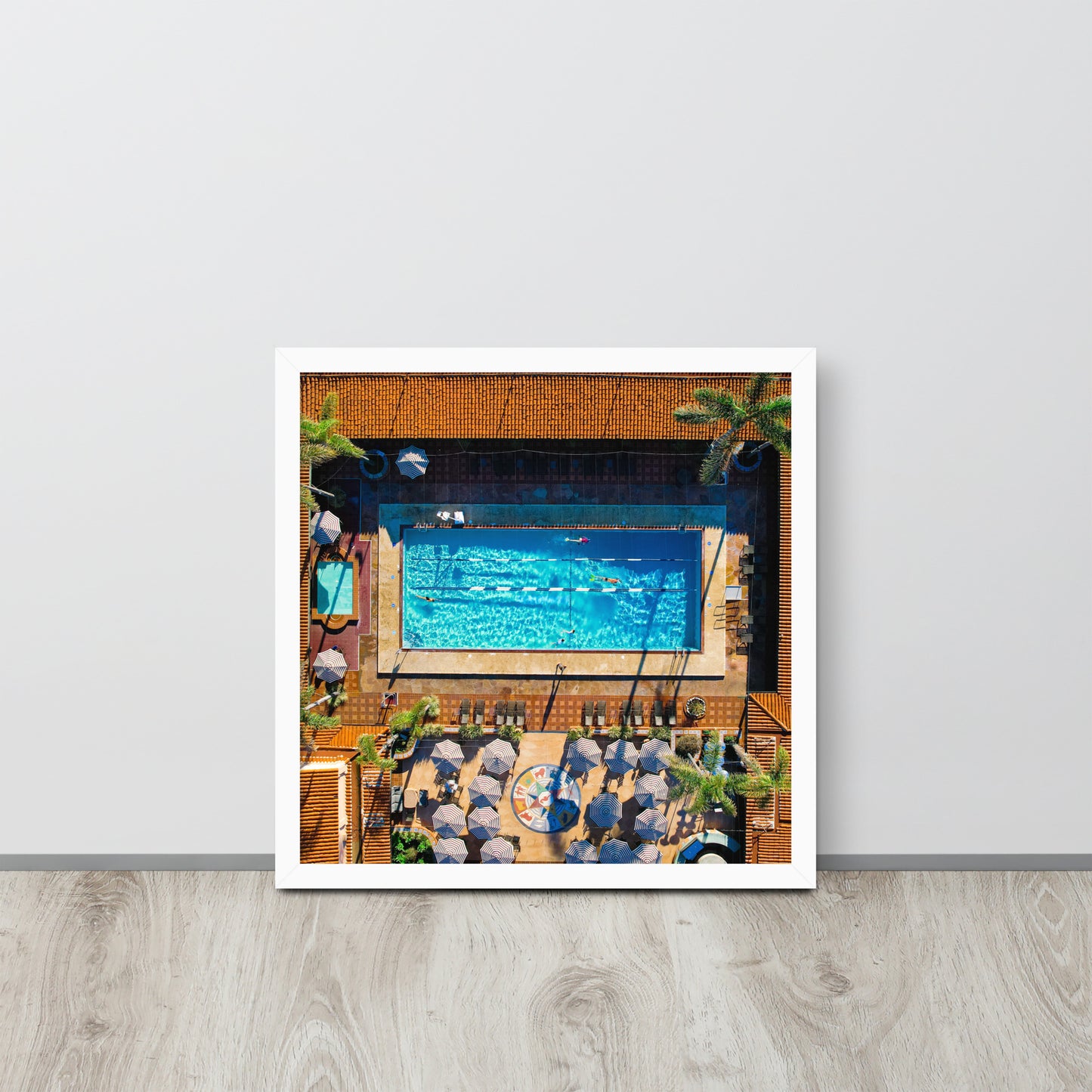 Beach Club Pool Framed poster