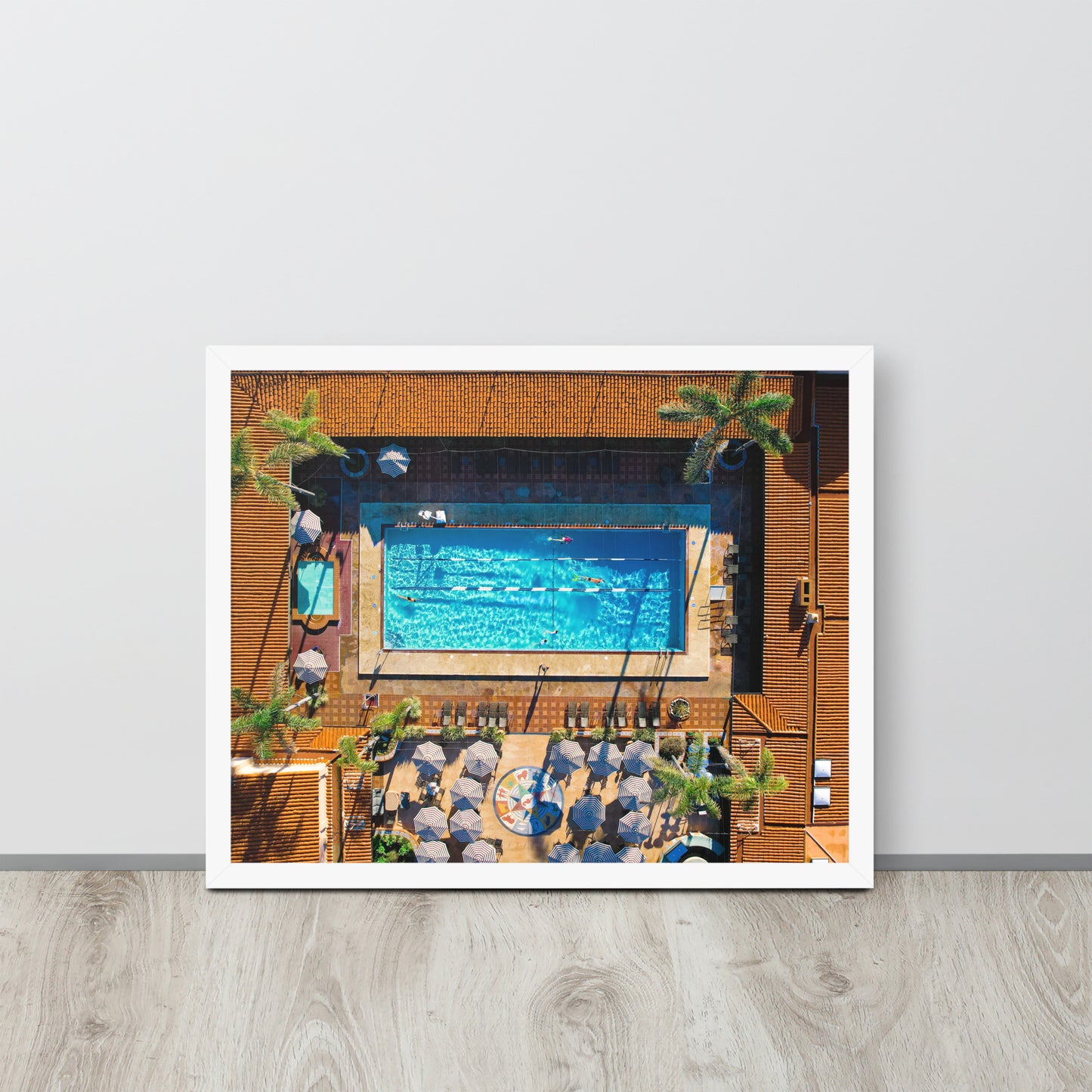 Beach Club Pool Framed poster