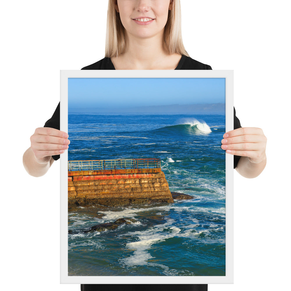 Wave Pool Framed poster