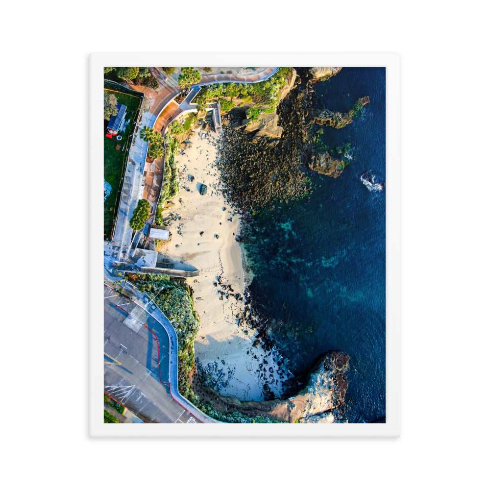 La Jolla Cove Framed poster