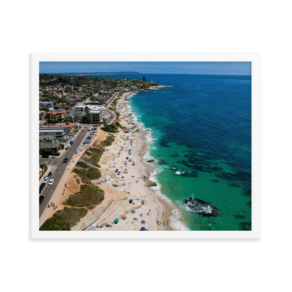 Summer at Windansea Framed poster
