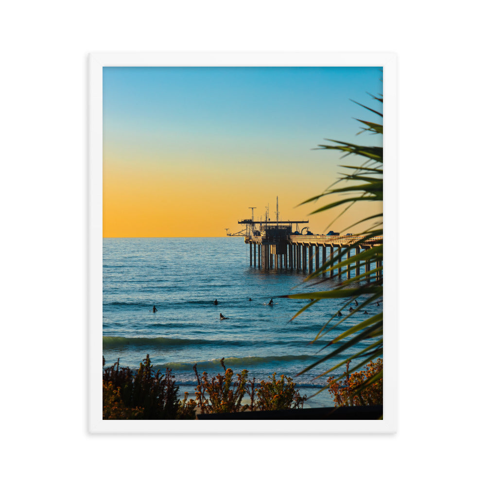 Scripps at Sunset Framed poster