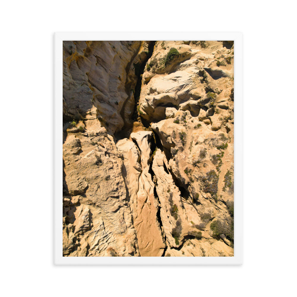 Ho Chi Min trail from above Framed poster