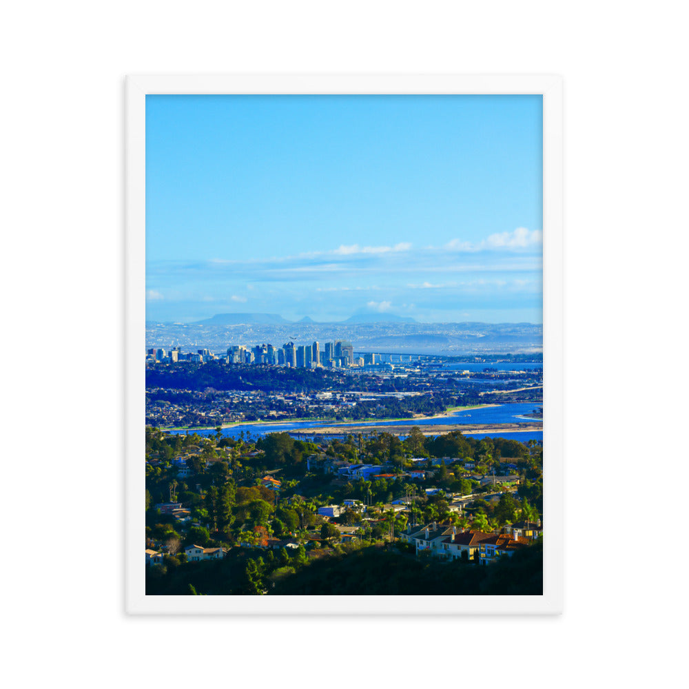 San Diego Framed poster