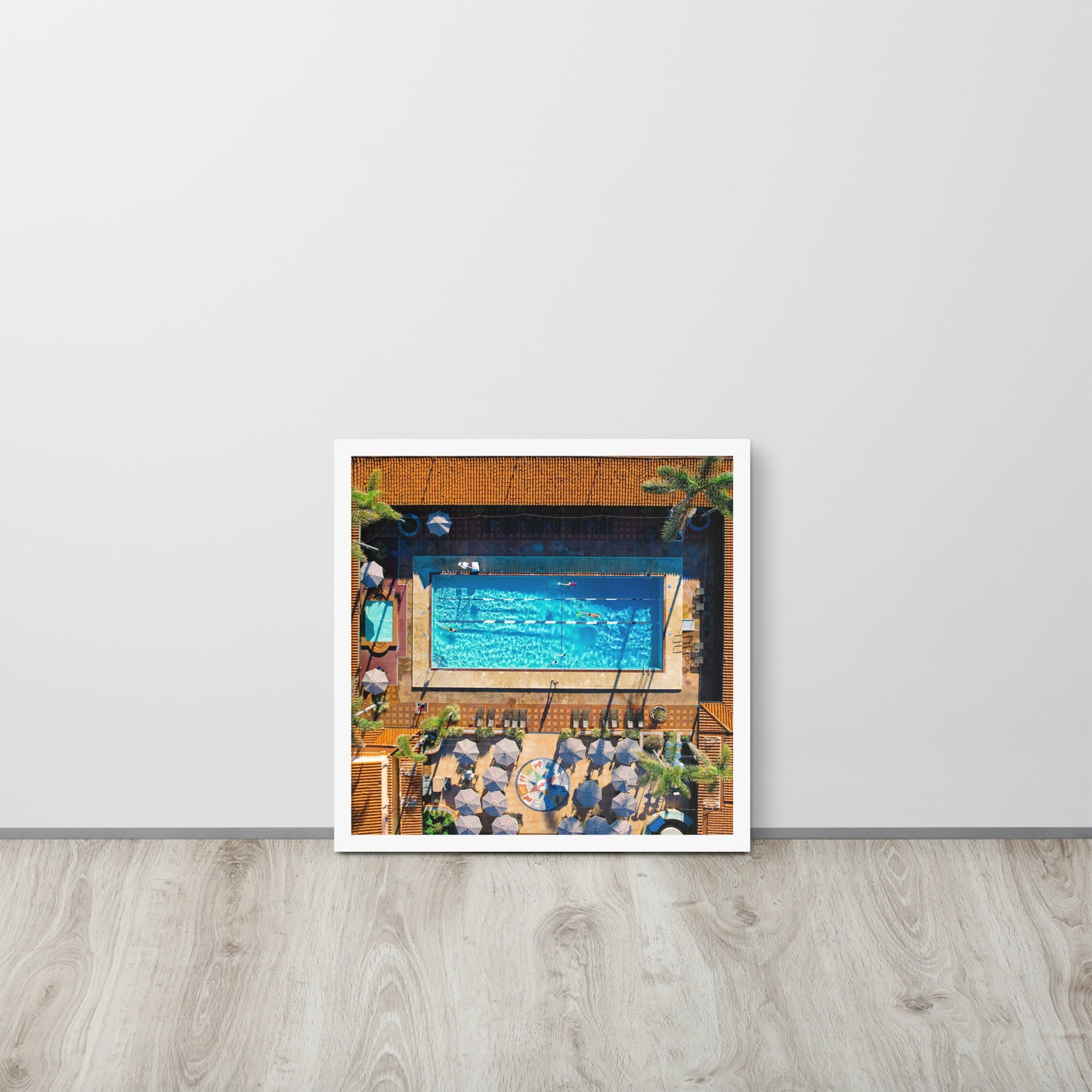 Beach Club Pool Framed poster