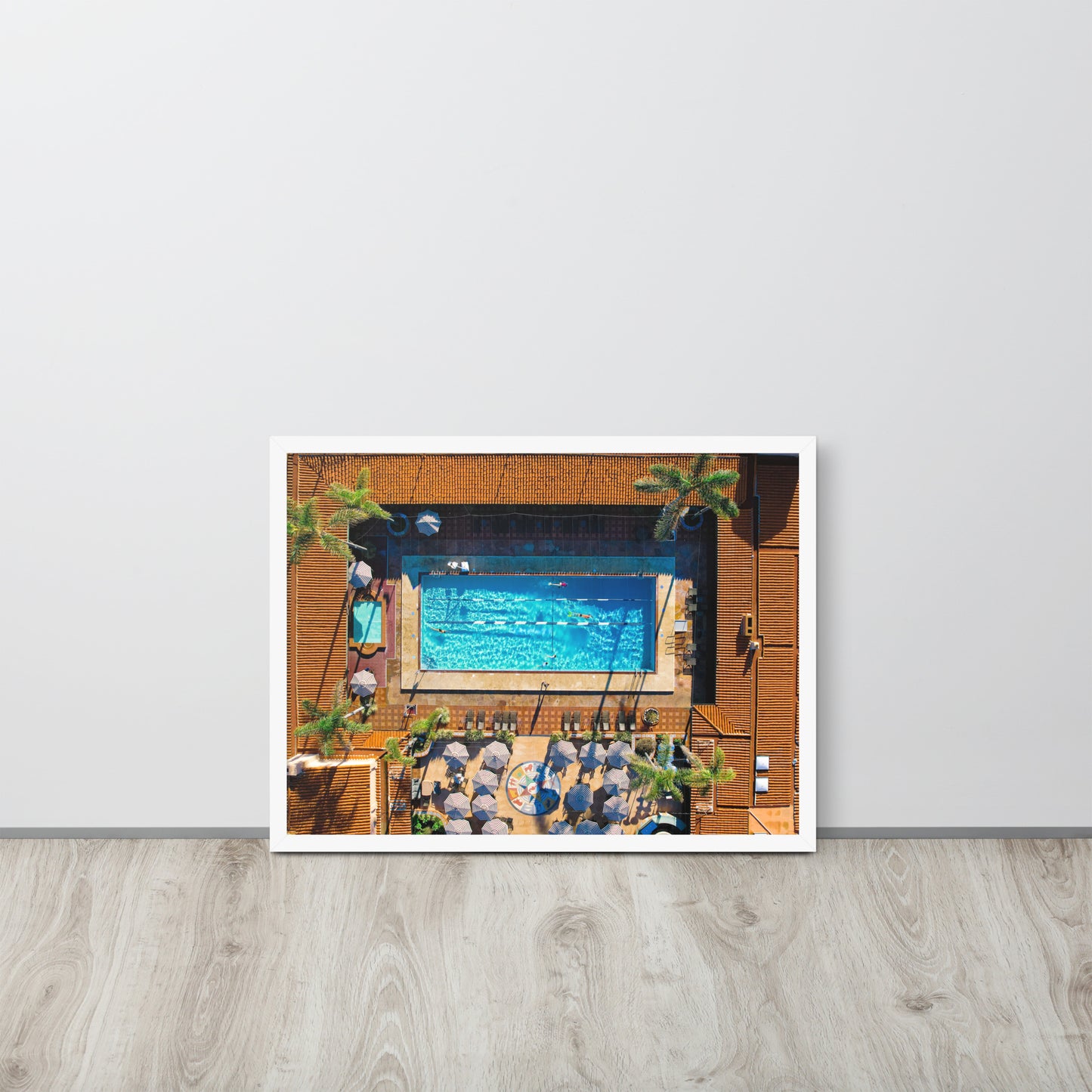 Beach Club Pool Framed poster