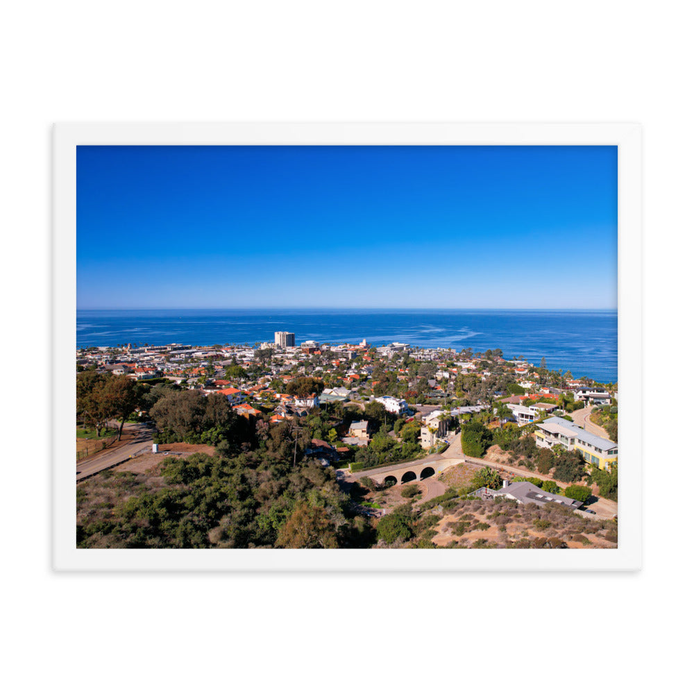 La Jolla & the Troll Bridge Framed poster