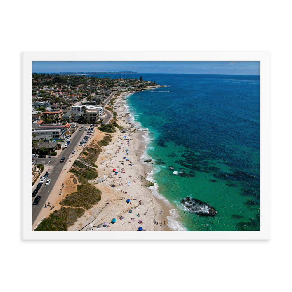 Summer at Windansea Framed poster