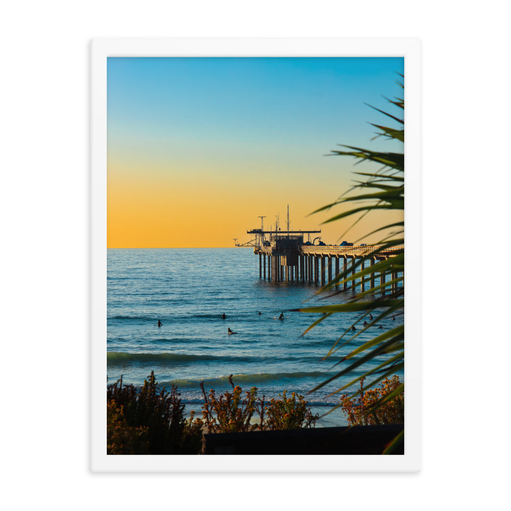 Scripps at Sunset Framed poster