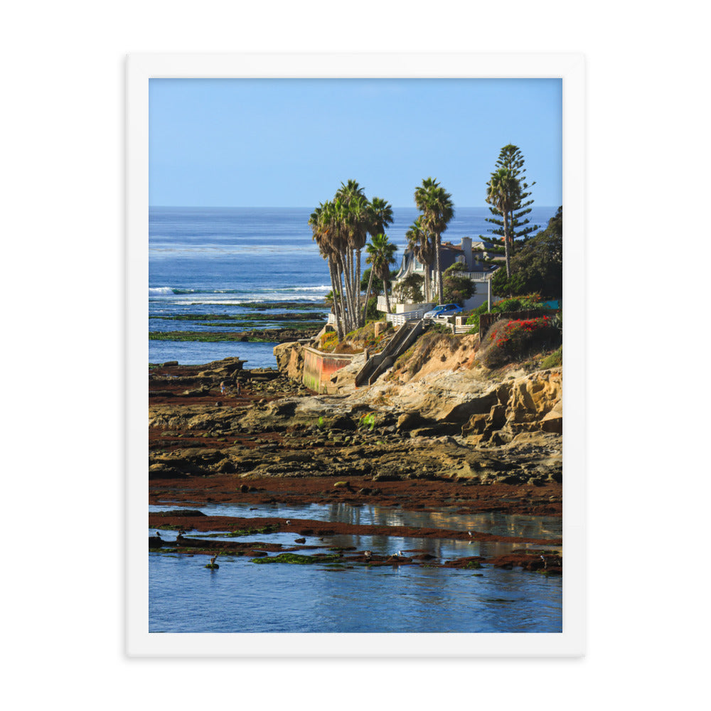 Birdrock Stairs Framed poster