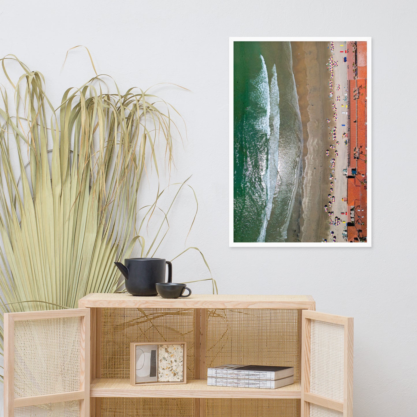 Beach Club Summer Day Framed poster
