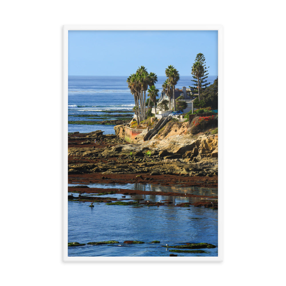 Birdrock Stairs Framed poster