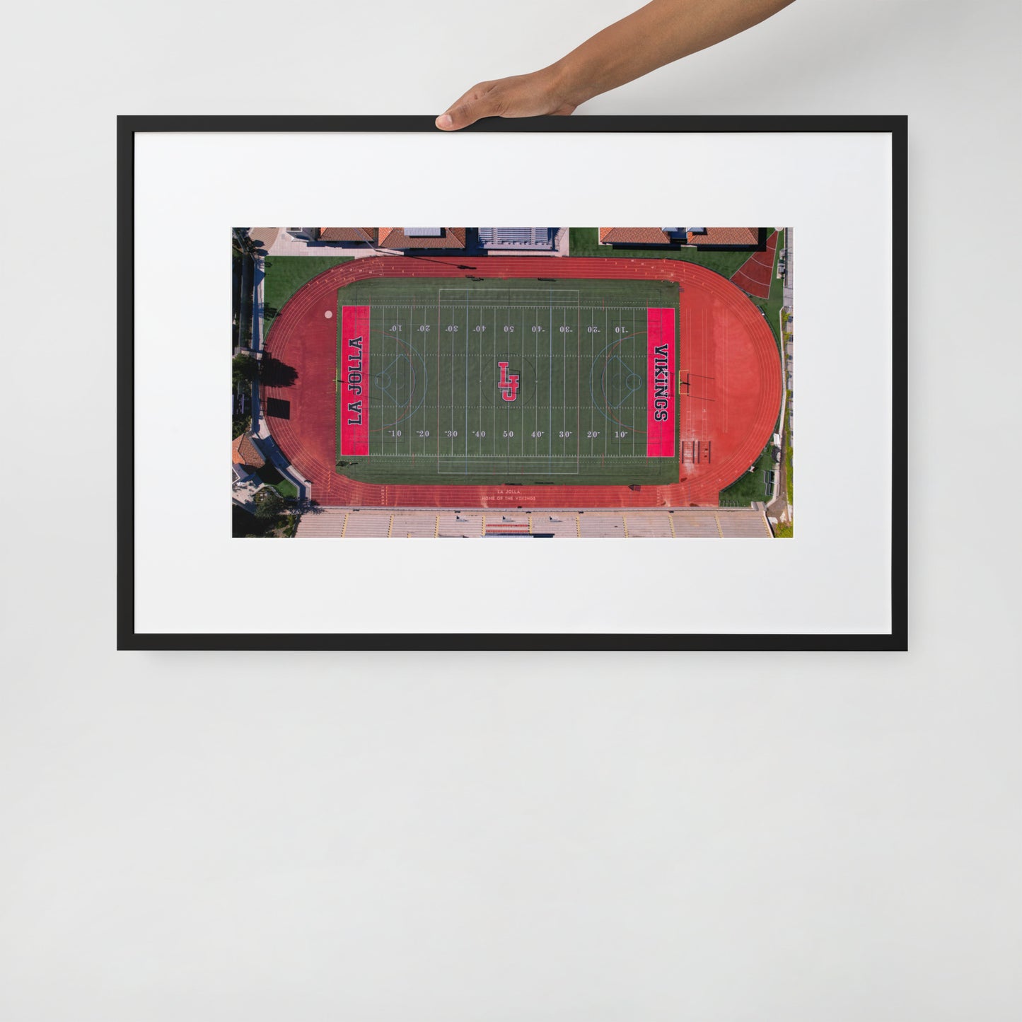 LJHS Mat Poster Framed
