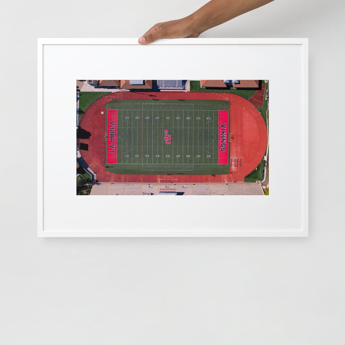 LJHS Mat Poster Framed