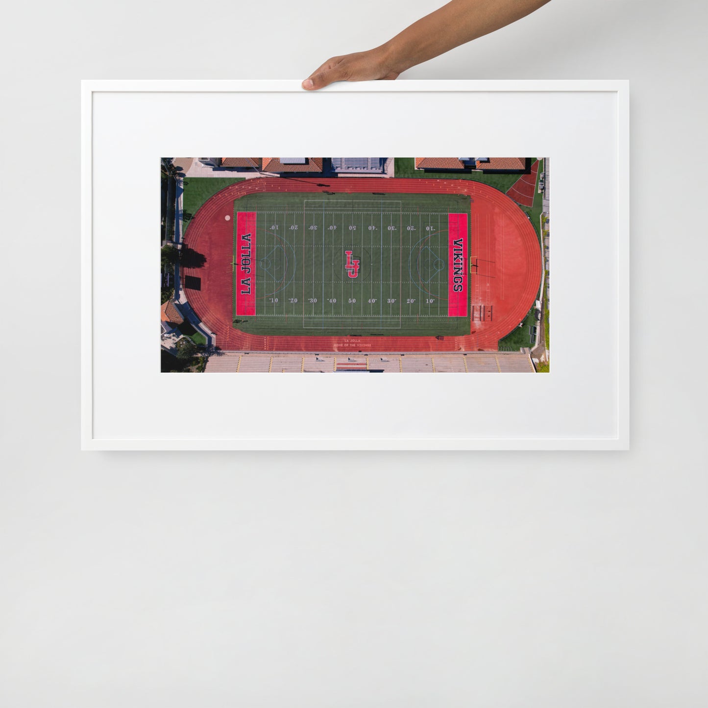 LJHS Mat Poster Framed