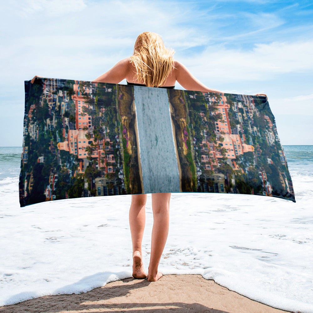 La V & La jolla Cove Towel