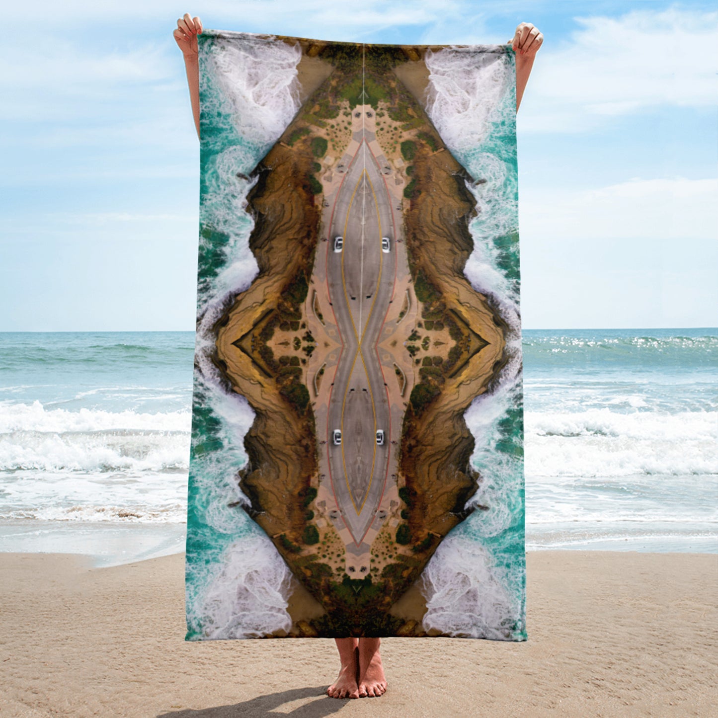 Earth Meets Water Towel